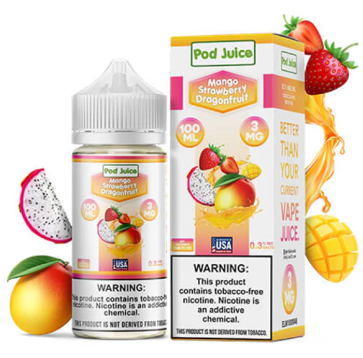 Pod Juice MANGO STRAWBERRY DRAGONFRUIT