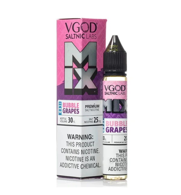 Vgod Mix Bubble Grapes Salt Nic