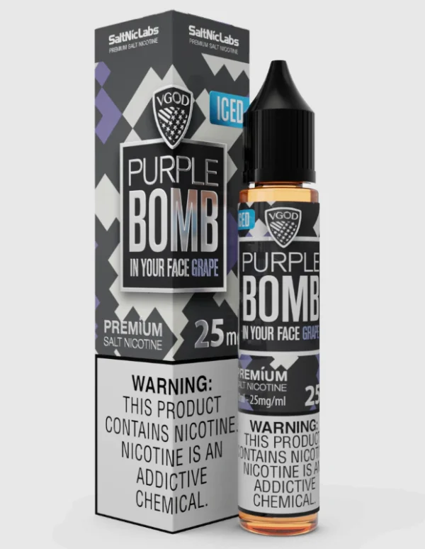 Vgod Purple Bomb Ice Salt Nic